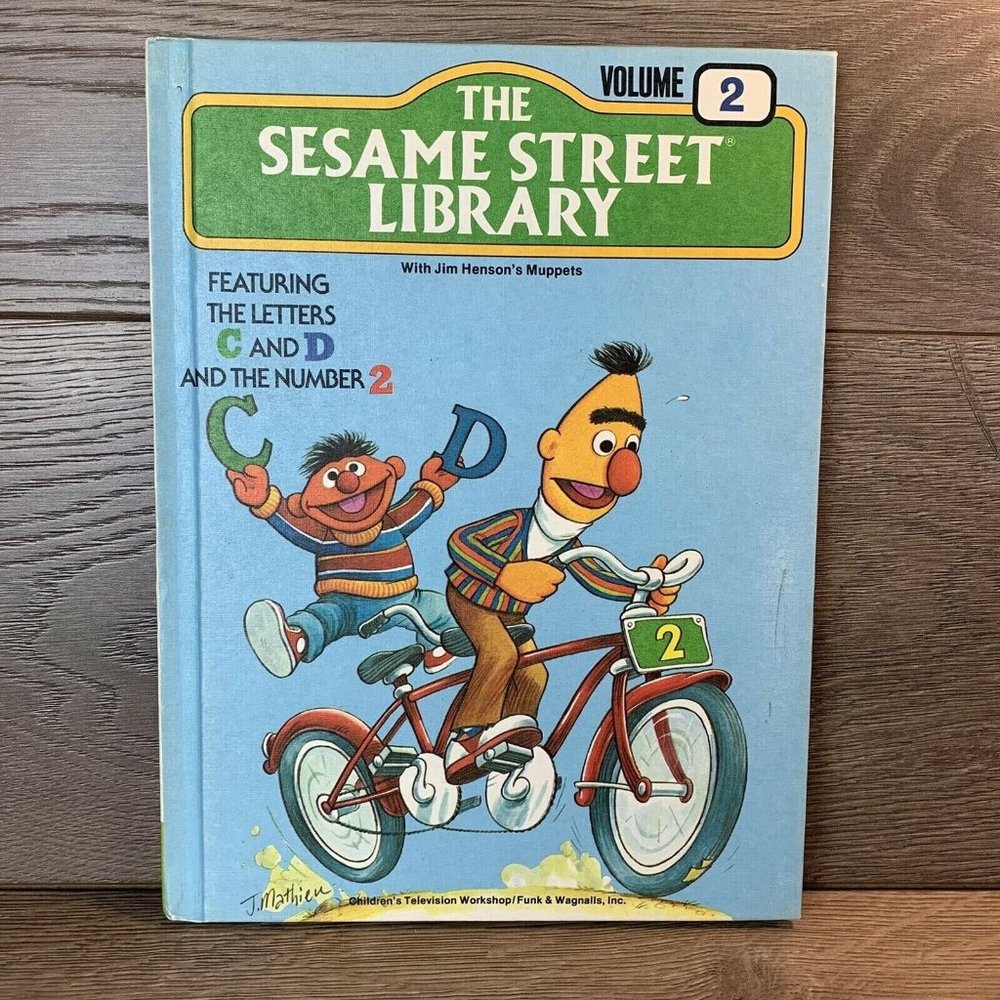 The Sesame Street Library Vol. 2 Jim Henson’s Muppets Letters C & D Number 2